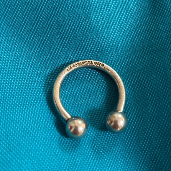 Silver Horseshoe Tiffany keychain - Picture 2 of 4